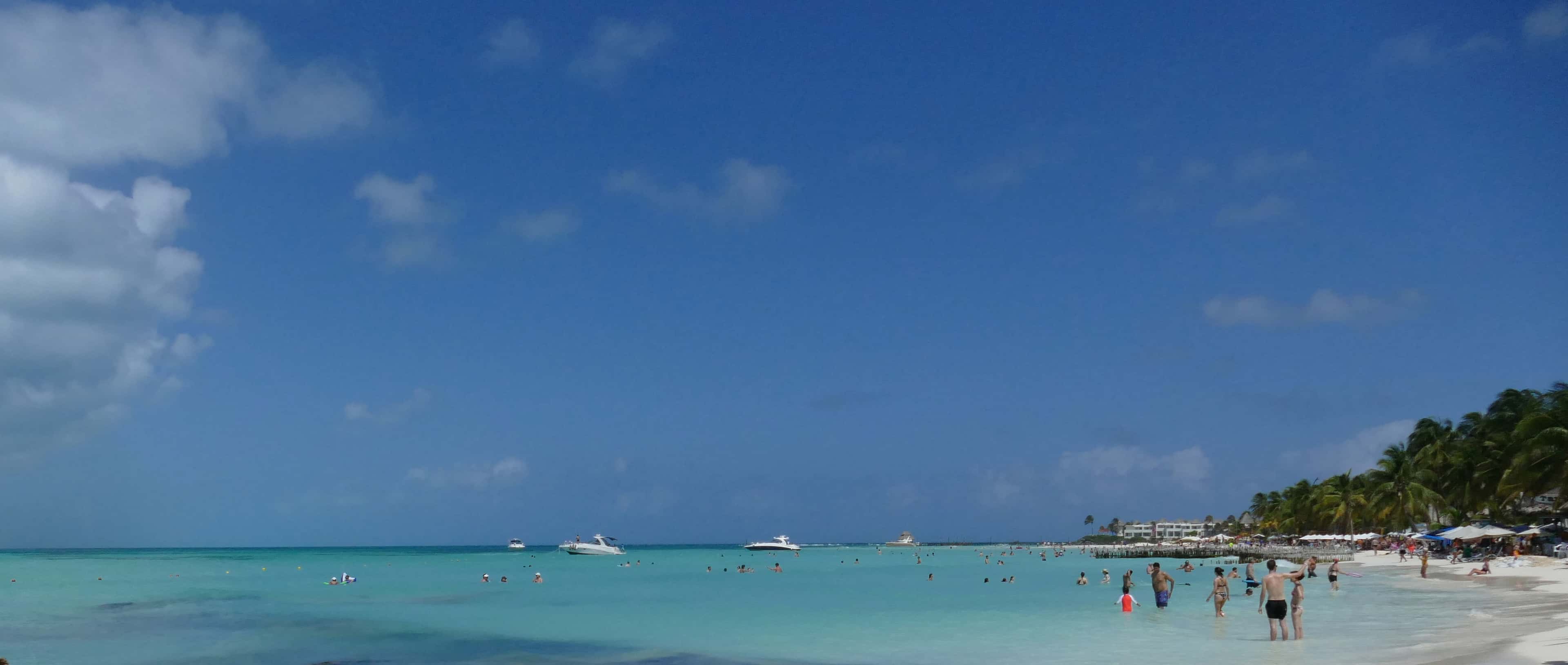 Playa Norte, Isla Mujeres: the beach and calm sea