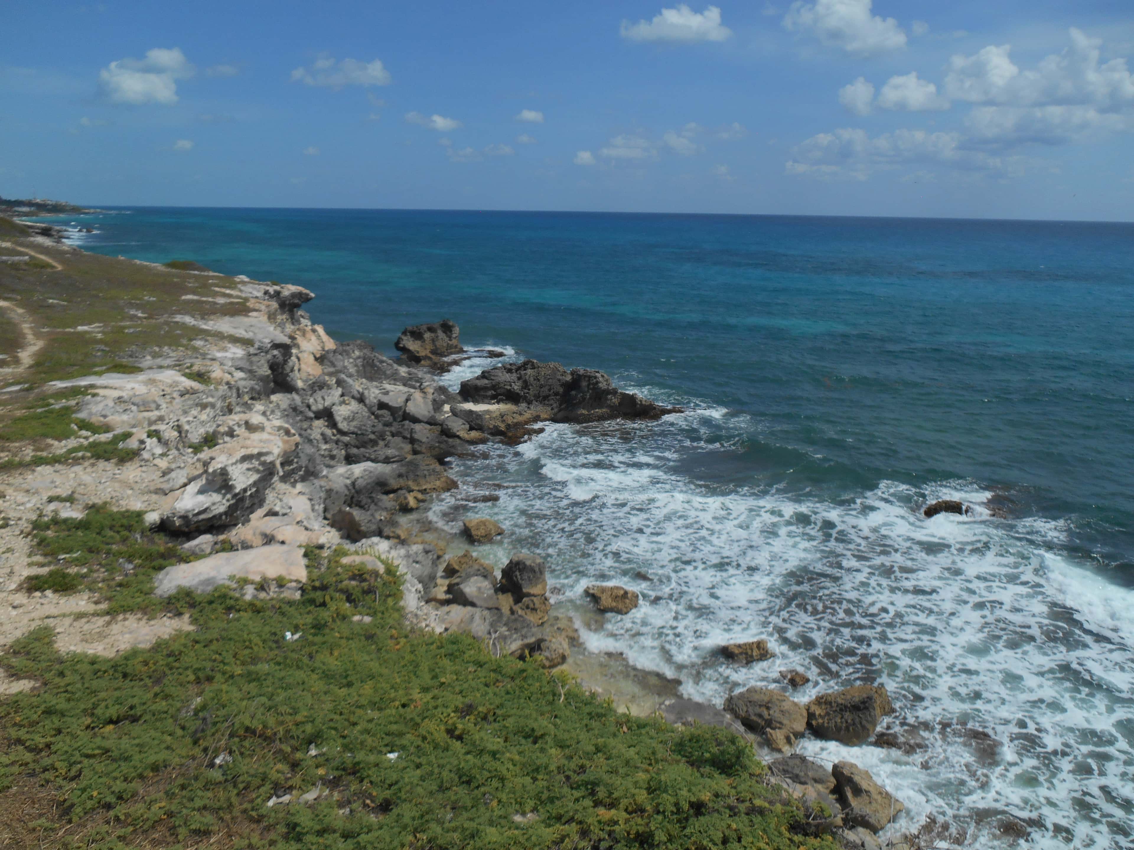 Punta Sur, Isla Mujeres: the sculptures, temple and lighthouse on the cliffs