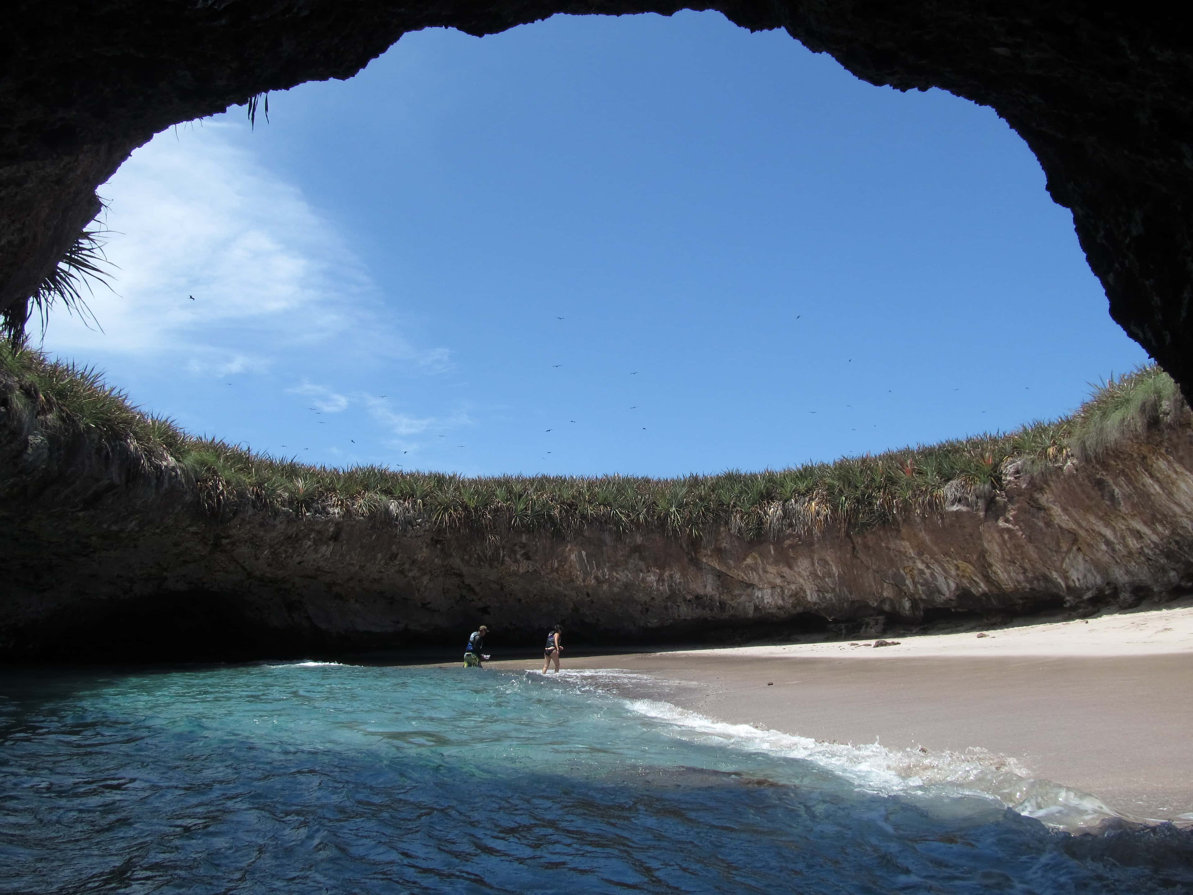 Marietas Islands: Love Beach inside the island's crater