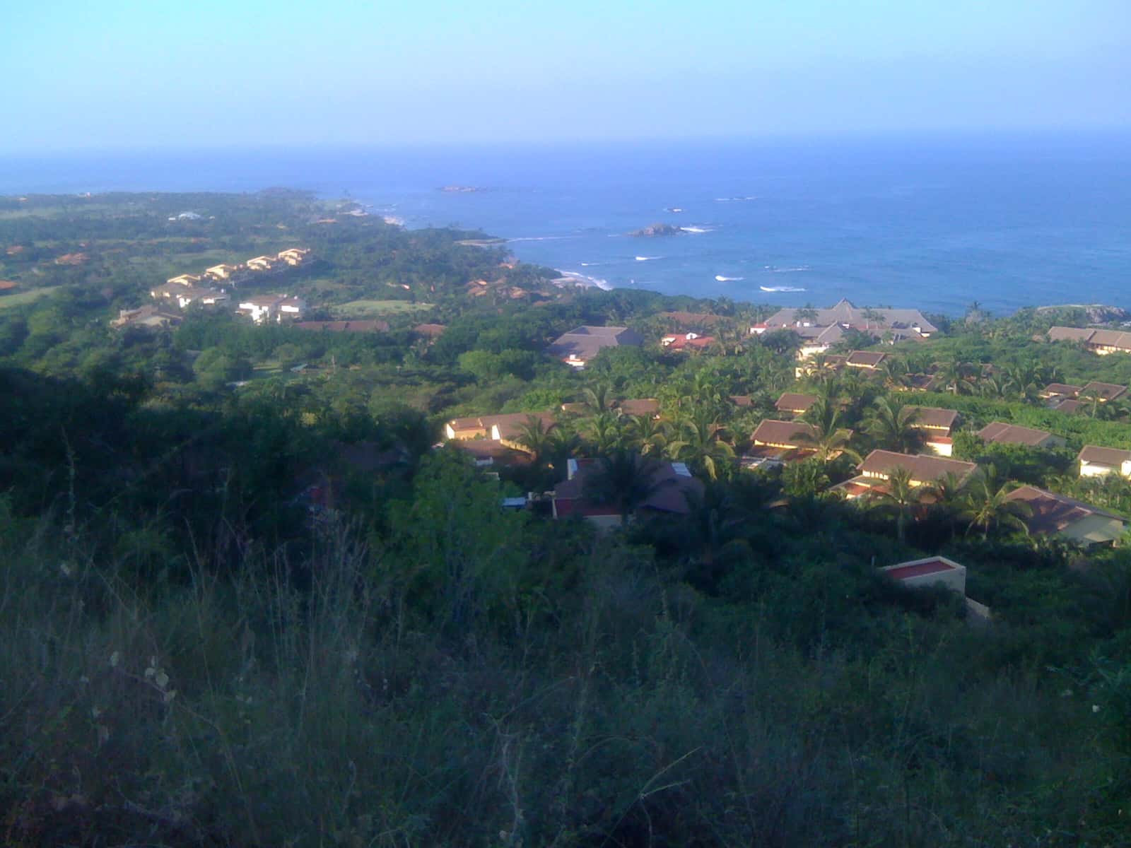Punta Mita: the Nayarit coast and sea seen from the hills