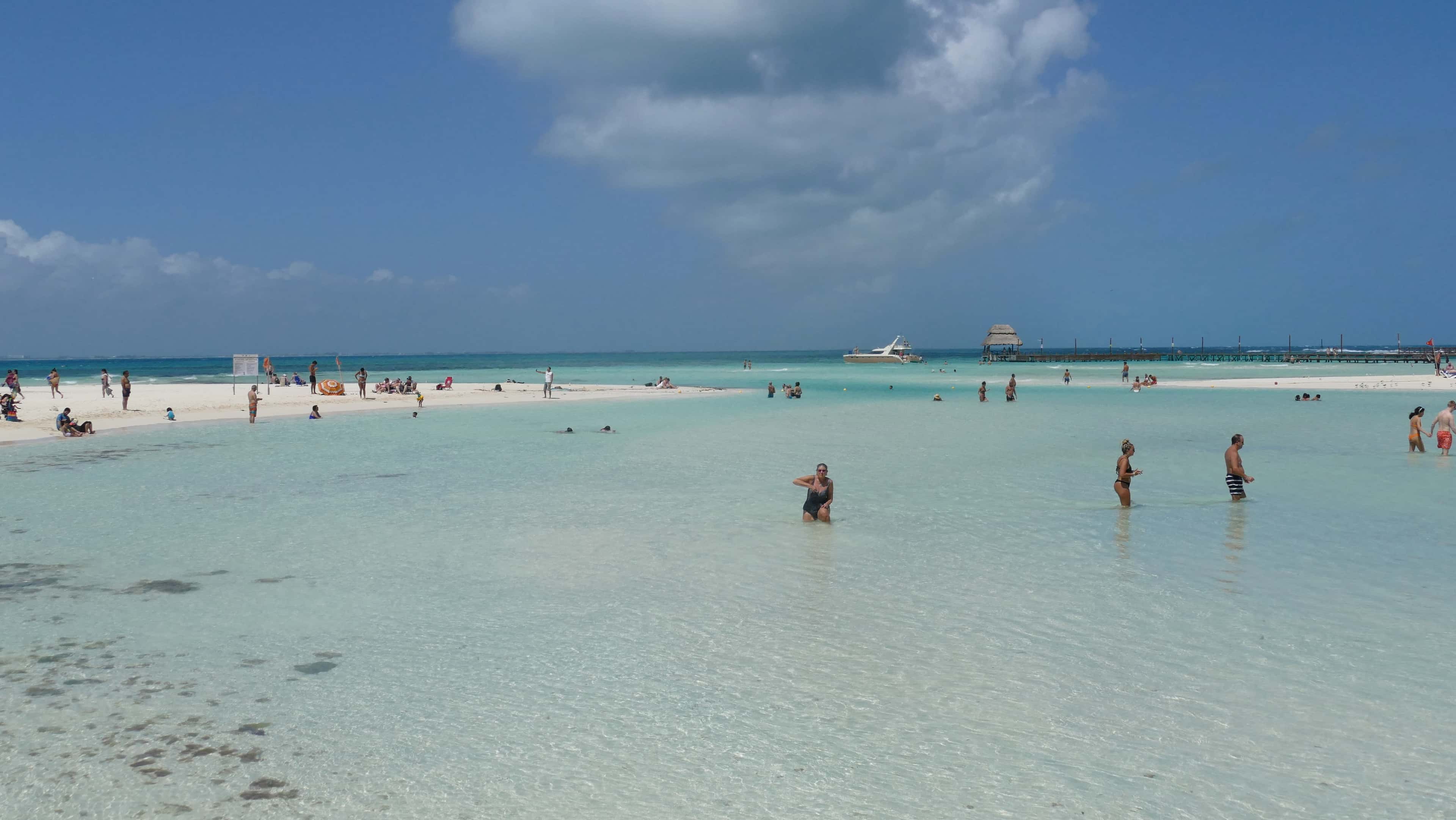 Isla Mujeres: Hermosa Caleta beach
